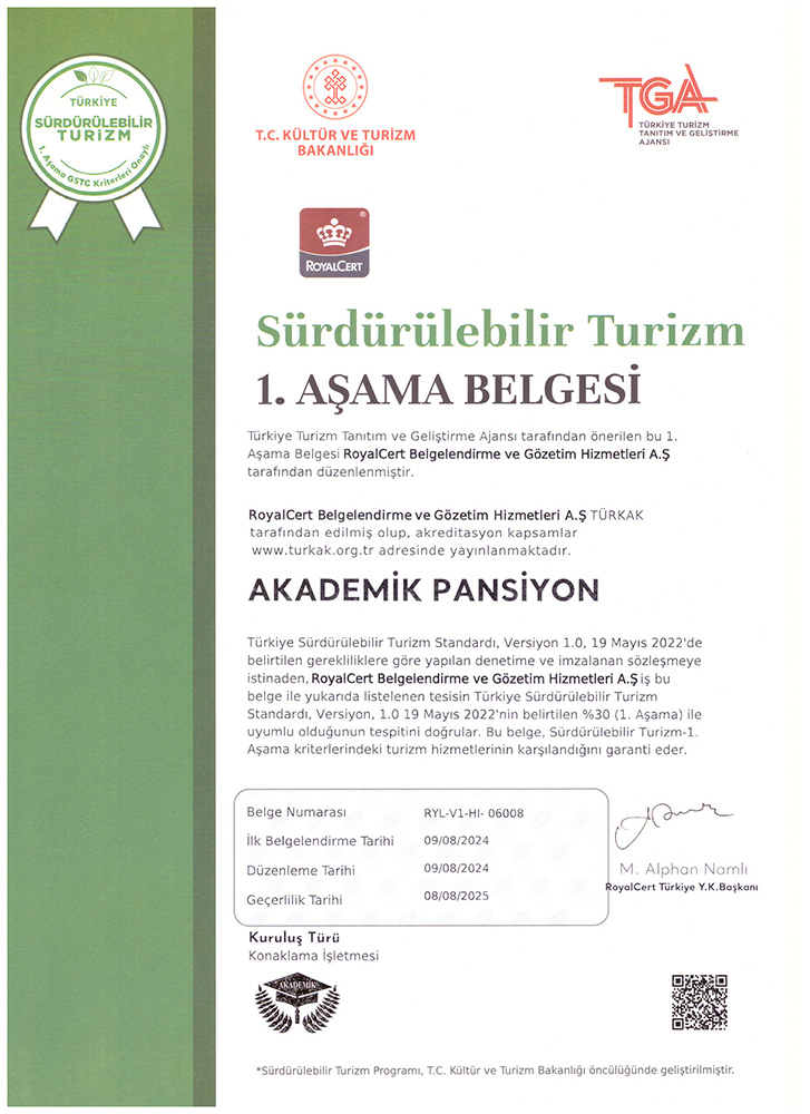AKADEMİK PANSİYON ALB 545 TR