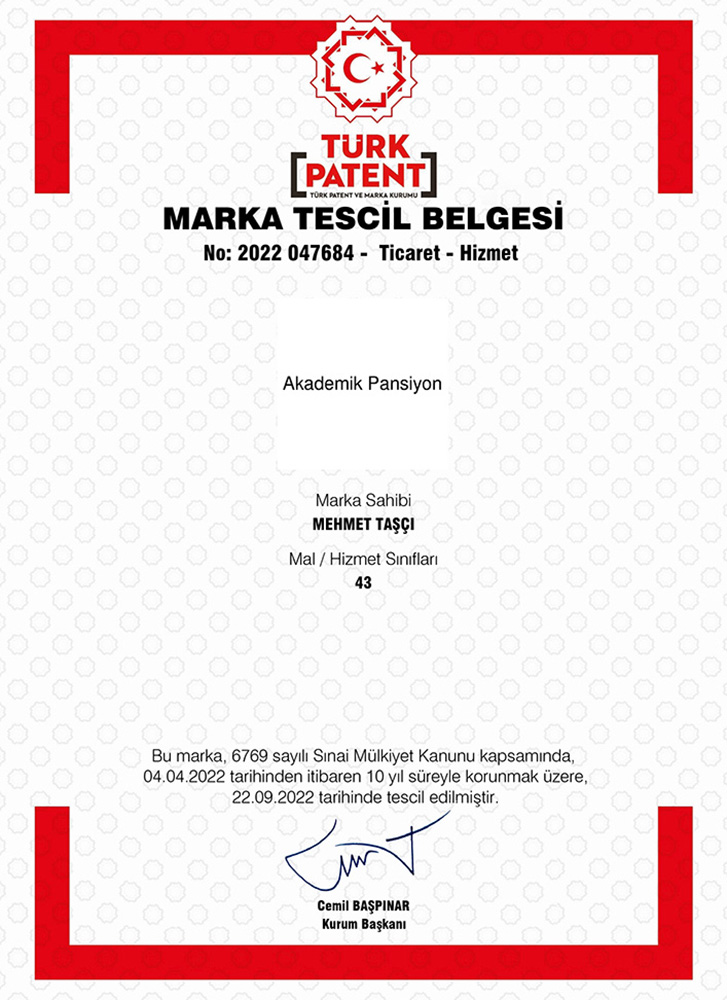 AKADEMİK PANSİYON ALB 545 EN